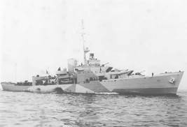  In February 1943 CAMPBELL was detailed to escort Convoy ON-166 and to provide Search-and-Rescue for any ships in distress.